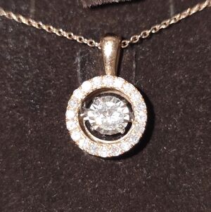 Unstoppable Love Rose Gold Diamond Charm